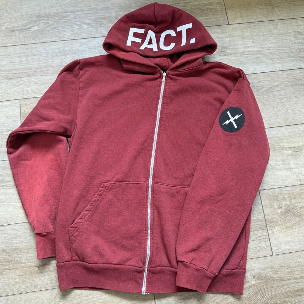 FACT. Made to Destroy Color Bars Streetwear Skater Hypebeast Zip Up Hoodie